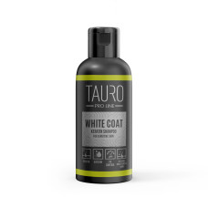 Шампунь з кератином для собак та кішок із білою шерстю Tauro White Coat Keratin Shampoo, 50 мл