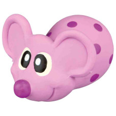 Игрушка Trixie Мышь с пищалкой для собак, 8 см (латекс)