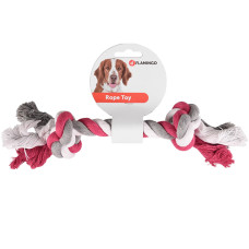 Karlie-Flamingo COTTON BONE 2KNOTS игрушка для собак веревочная кость, 2 узла 0.66кг 43 см