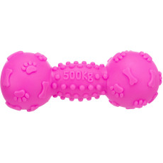 Игрушка Trixie Гантель с пискавкой для собак, 19 см (винил)
