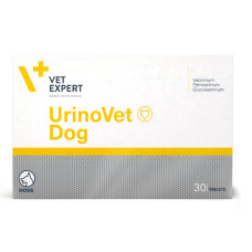 Vet Expert UrinoVet Dog Харчова добавка для підтримки сечовидільної функції у собак, 30 таб