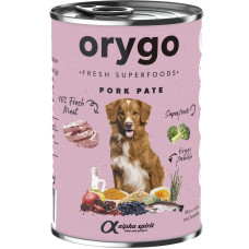Вологий корм Orygo Wet Pork Pate для дорослих собак всіх порід зі свининою та броколі, 400 г