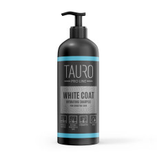 Зволожуючий шампунь для собак і котів з білою шерстю Tauro White Coat Hydrating Shampoo, 1000 мл
