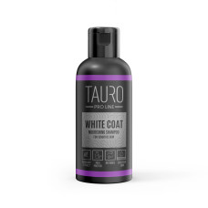Поживний шампунь для собак і котів з білою шерстю Tauro White Coat Nourishing Shampoo, 50 мл