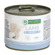 Вологий корм Nature`s Protection Puppy Lamb для цуценят всіх порід з ягнятиною, 200 г