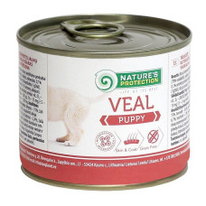 Вологий Nature`s Protection Puppy Veal корм для цуценят всіх порід з телятиною, 200 г