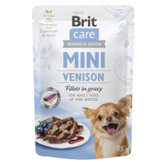 Вологий корм Brit Care Mini для собак, з філе дичини в соусі, 85 г