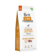 Сухий корм Brit Care Dog Hypoallergenic Junior Large Breed для молодих собак великих порід, гіпоалергенний з ягням, 12 кг