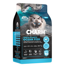 Сухой беззерновой холистик корм Charm North Atlantic Ocean Fish для кошек с рыбой, 340 г