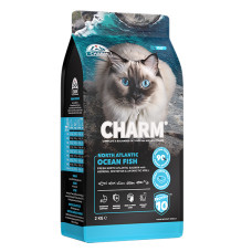 Сухой беззерновой холистик корм Charm North Atlantic Ocean Fish для кошек с рыбой, 2 кг