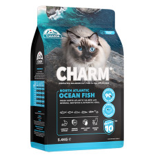 Сухой беззерновой холистик корм Charm North Atlantic Ocean Fish для кошек с рыбой, 5.4 кг