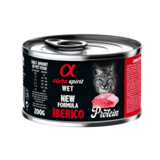 Вологий корм Alpha Spirit Iberico Protein for Adult Cats для котів усіх порід з іберійською свининою, 200 г