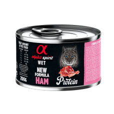 Консерва Alpha Spirit Ham Protein з шинкою та свининою для котів, 200 г