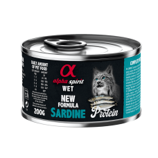 Консерва Alpha Spirit Sardine Protein із сардиною для кішок, 200 г