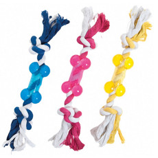 Іграшка Flamingo Good4Fun Bone With Rope для собак, 9 см