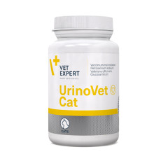 Vet Expert UrinoVet Cat Пищевая добавка для поддержания мочевыделительной функции у кошек, 45 таб