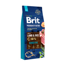 Сухой корм Brit Premium Dog Sensitive Lamb для собак с чувствительным пищеварением, с ягненком, 8 кг