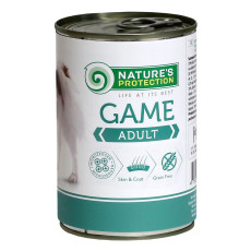 Влажный корм Nature`s Protection Adult Game для взрослых собак всех пород с дичью, 800 г