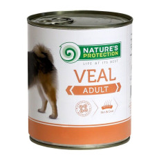 Влажный корм Nature`s Protection Adult Veal для взрослых собак всех пород с телятиной, 400 г