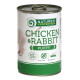 Вологий корм Nature`s Protection Puppy Chicken & Rabbit  для цуценят всіх порід з куркою та кроликом, 800 г