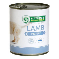 Вологий корм Nature`s Protection Puppy Lamb для цуценят всіх порід з ягнятиною, 400 г