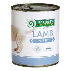 Вологий корм Nature`s Protection Puppy Lamb для цуценят всіх порід з ягнятиною, 400 г