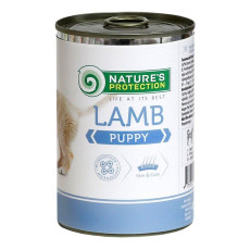Вологий корм Nature`s Protection Puppy Lamb для цуценят всіх порід з ягнятиною, 800 г
