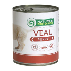 Вологий Nature`s Protection Puppy Veal корм для цуценят всіх порід з телятиною, 400 г