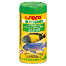 sera granugreen - корм д/растительноядных цихлид. Гран.  20 g