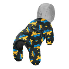 Комбинезон для собак WAUDOG Clothes рисунок Дом, S35, В 52-55 см, С 31-36 см (джек рассел, пудель)