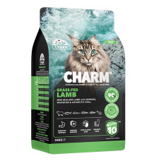 Сухой беззерновой холистик корм Charm Grass-Fed Lamb для кошек с ягненком, 340 г