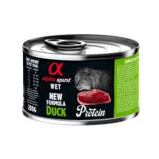 Вологий корм Alpha Spirit Duck Sterilized Cat для стерилізованих котів з качкою, 200 г