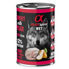 Консерва Alpha Spirit Turkey with Pear з індичкою та грушами для смобак, 400 г
