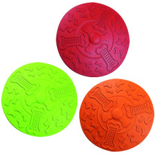 Інтерактивна іграшка  Flamingo Frisbee для собак, гумова, 22 см