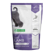 Вологий корм Nature`s Protection Sensitive Digestion для дорослих собак з ягням, 100 г
