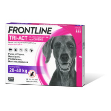 Капли Frontline TRI-ACT от блох и клещей для собак, 20-40 кг, 3 шт