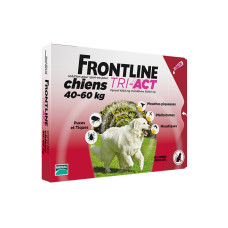 Капли Frontline TRI-ACT от блох и клещей для собак, 40-60 кг, 3 шт