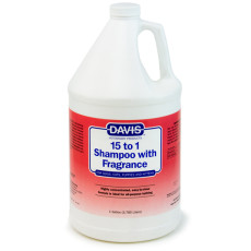 Шампунь Davis 15to1 Shampoo Fresh Fragrance для собак та котів з ароматом свіжості, концентрат, 3,8 л