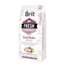 Сухой корм Brit Fresh для щенков и молодых собак всех пород, с курицей и картофелем, 2,5 кг¶