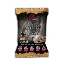 Напіввологі ласощі Alpha Spirit Cat Snacks Turkey для котів з індичкою, 50 г