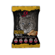 Напіввологі ласощі Alpha Spirit Cat Snacks Free Range Chicken для котів з куркою, 50 г