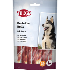 Ласощі Trixie Denta Fun Chewing Rolls для собак Паличка для чищення зубів з качкою 12 см 80 г 10 шт