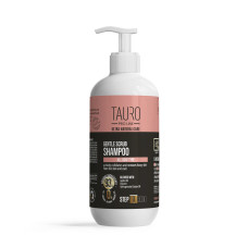 Делікатний шампунь-скраб для шерсті та шкіри собак та котів Tauro Ultra Natural Care Gentle Scrub Shampoo, 400 мл