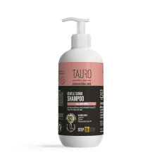 Делікатний шампунь-скраб для шерсті та шкіри собак та котів Tauro Ultra Natural Care Gentle Scrub Shampoo, 400 мл