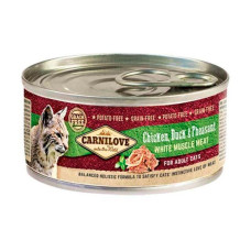 Вологий корм Carnilove Chicken, Duck & Pheasant для котів, качка та фазан, 100 г