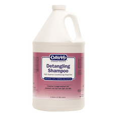 Шампунь-кондиціонер Davis Detangling Shampoo для собак та котів, легке розчісування, від ковтунів, 3.8 л