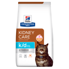 Сухий корм Hill`s PD Feline K/D Early Stage ActivBiome+ Kidney Defense для котів підримка нирок на ранній стадії, курка, 1.5 кг
