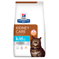 Сухий корм Hill`s PD Feline K/D Early Stage ActivBiome+ Kidney Defense для котів підтримка нирок на ранній стадії, курка, 3 кг