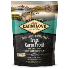 Сухий корм Carnilove Fresh Carp & Trout для дорослих собак усіх порід, риба, 1.5 кг
