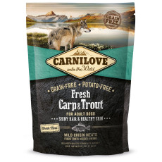 Сухий корм Carnilove Fresh Carp & Trout для дорослих собак усіх порід, риба, 1.5 кг